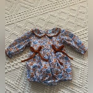 Smocked Flamingo bubble 9m NWOT